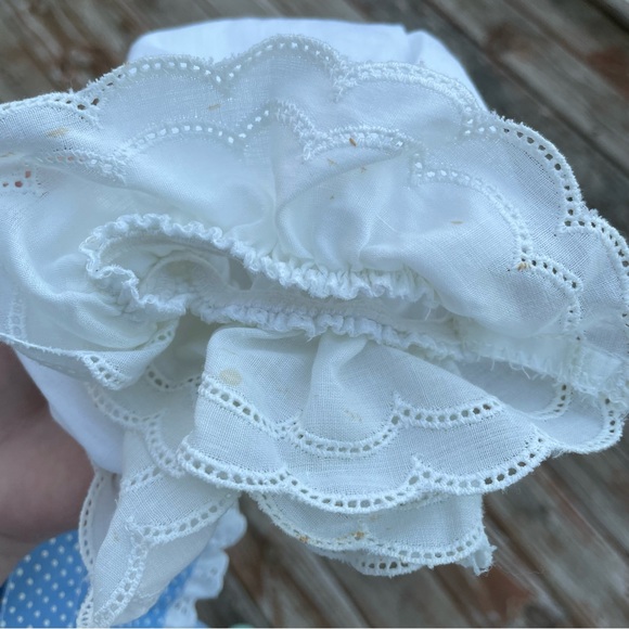 Vintage Carter’s Blue Swiss Dot Dress w/Bloomers. - Picture 5 of 8